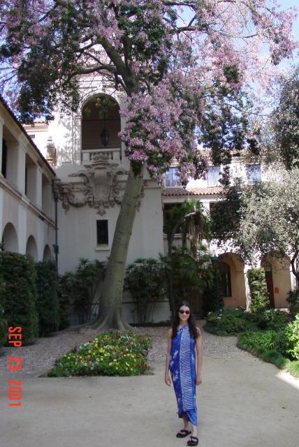 Kayte inside city hall courtyard.JPG